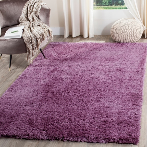 Safavieh Indie Shag Purple Polyester Rug - 8' x 10'