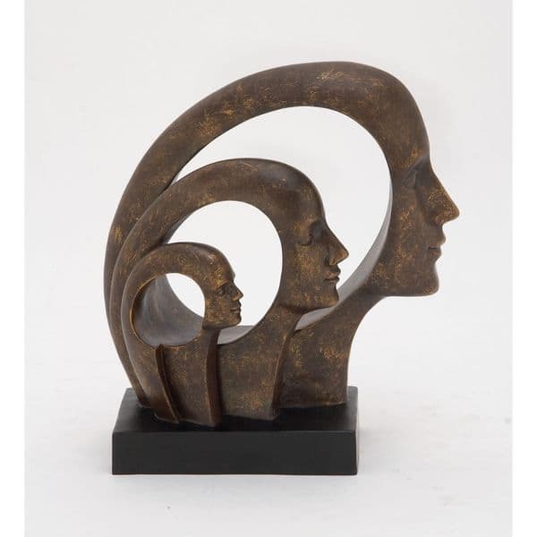 The Curated Nomad Merced Abstract Faces Sculpture Overstock 21533389
