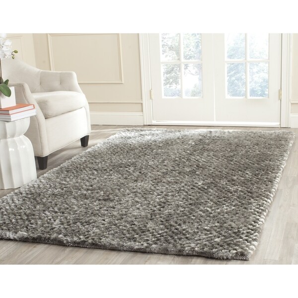 Safavieh Hand-Woven Saint Tropez Silver Polyester Rug - 9' x 12'