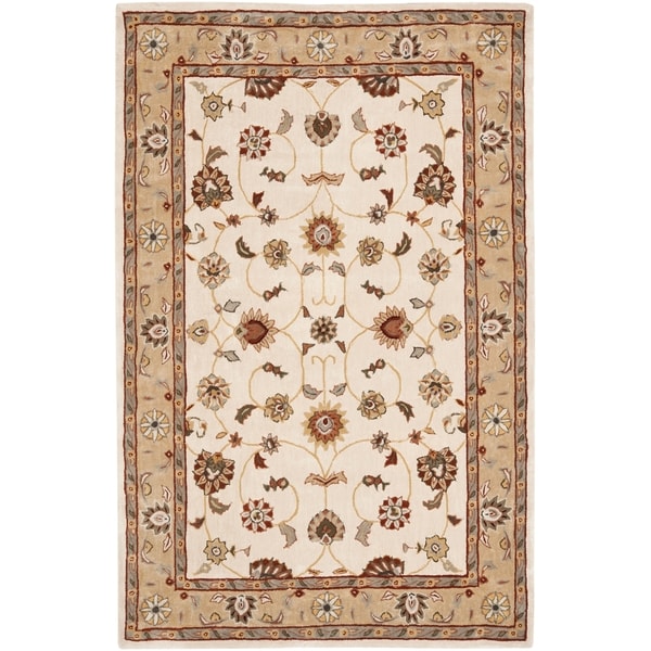Safavieh Hand-hooked Total Perform Ivory/ Beige Acrylic Rug - 8' x 10'
