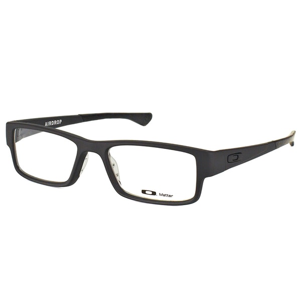 Oakley Airdrop OX8046-0157 Satin Black Plastic Rectangle 57mm ...