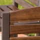 preview thumbnail 6 of 8, Milos Acacia Wood 3-piece Outdoor Bistro Bar Set by Christopher Knight Home