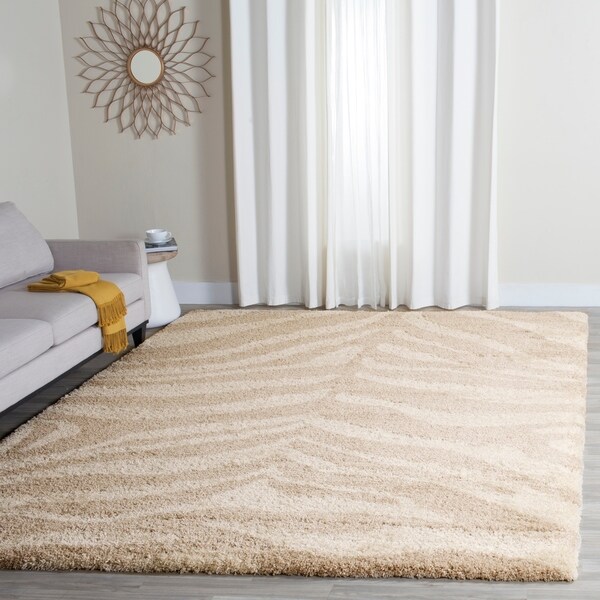 Safavieh Portofino Shag Ivory/ Beige Rug - 8' x 10'