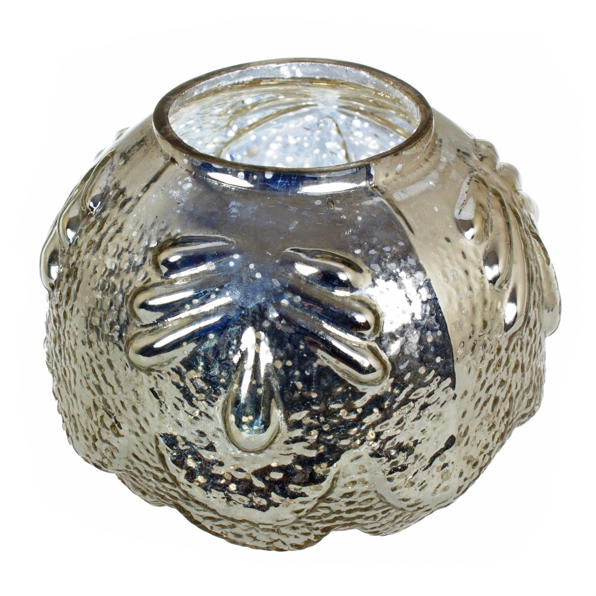 New Candle Holders Set Of 6 Tea Lights Vintage Mercury Glass Metalic Decorative Home Garden Votive Candle Holders