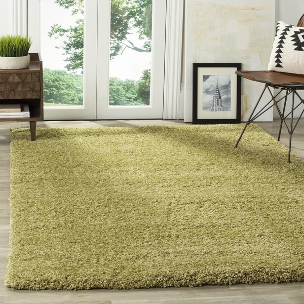 Safavieh California Cozy Plush Green Shag Rug - 8'6 x 12'