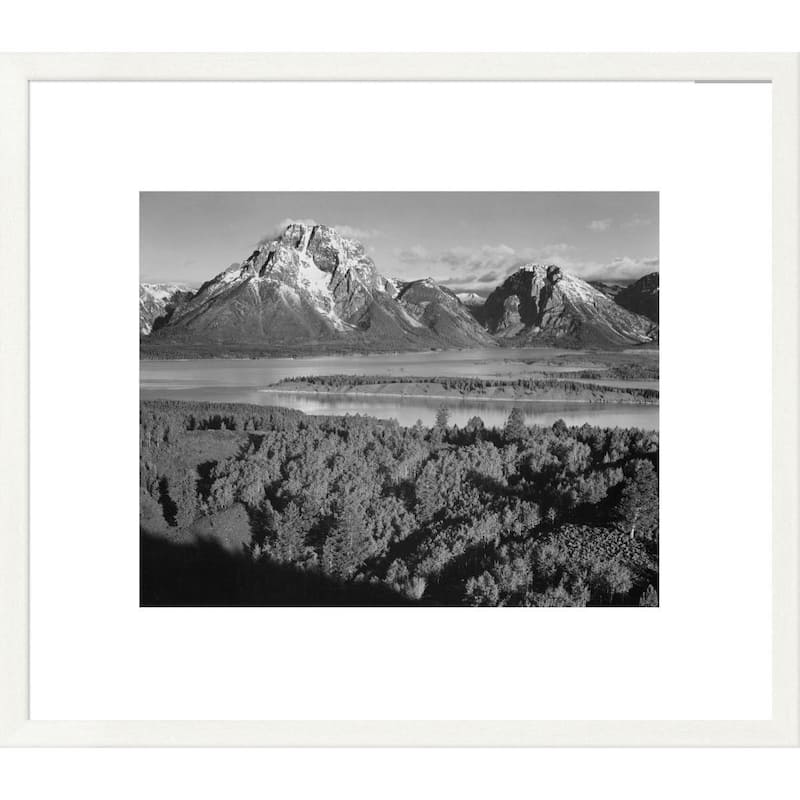 Global Gallery Ansel Adams 'View toward Mount Moran, Grand Teton ...