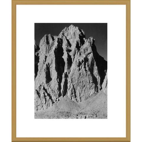 Global Gallery Ansel Adams 'Mt. Winchell, Kings River Canyon, proposed as a national park, Californ