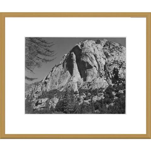 Global Gallery Ansel Adams 'North Dome, Kings River Canyon, proposed as a national park, California