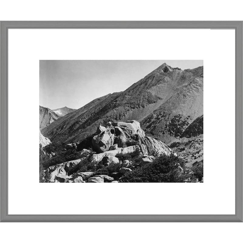 Global Gallery Ansel Adams 'Peak near Rac Lake, Kings River Canyon ...