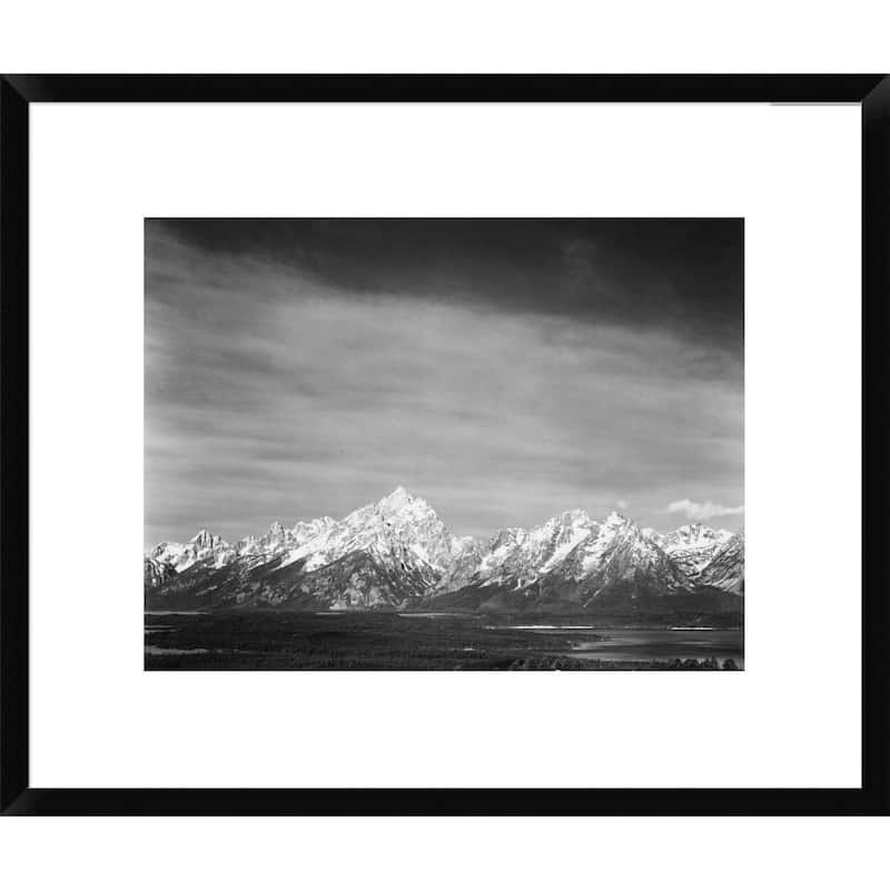 Global Gallery Ansel Adams 'Tetons from Signal Mountain, Grand Teton ...