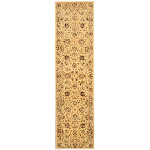 Handmade One-of-a-Kind Tabriz Wool and Silk Runner (India) - 2'5 x 10'