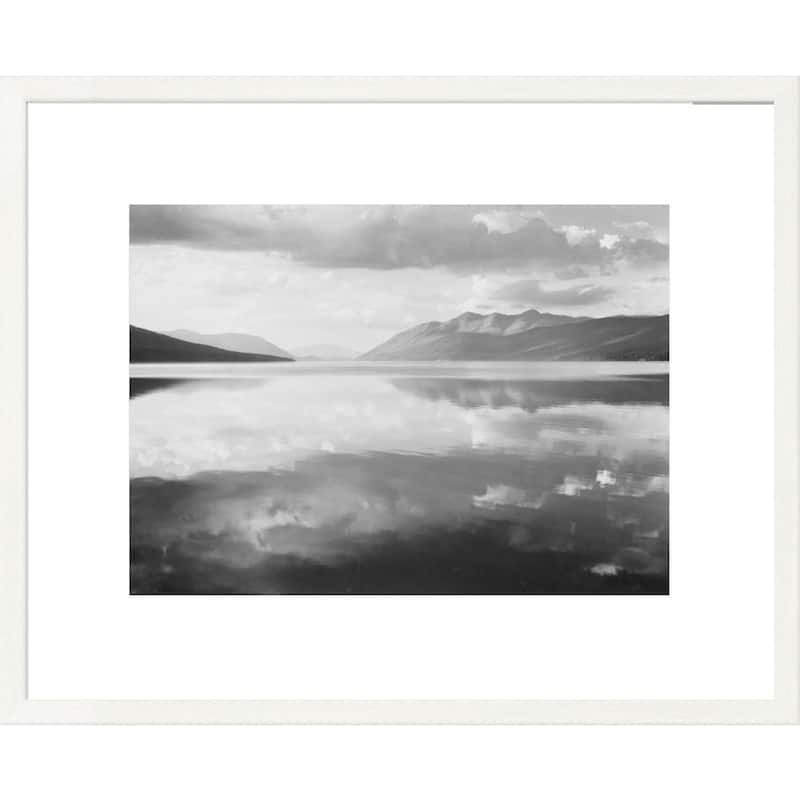 Global Gallery Ansel Adams 'McDonald Lake, Glacier National Park ...