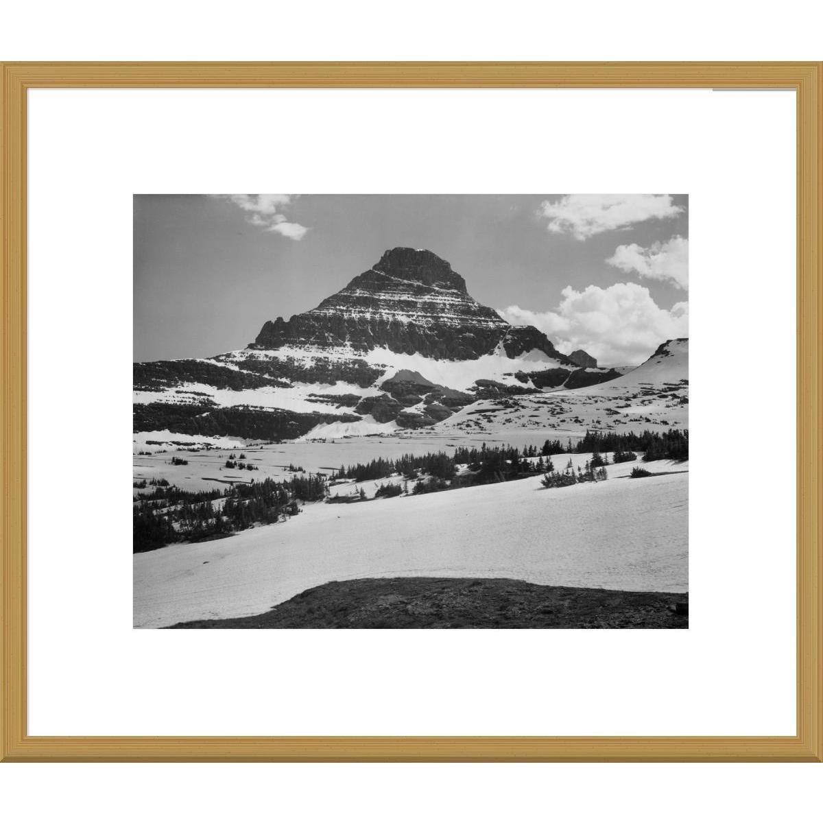 Global Gallery Ansel Adams 'View from Logan Pass, Glacier National Park ...