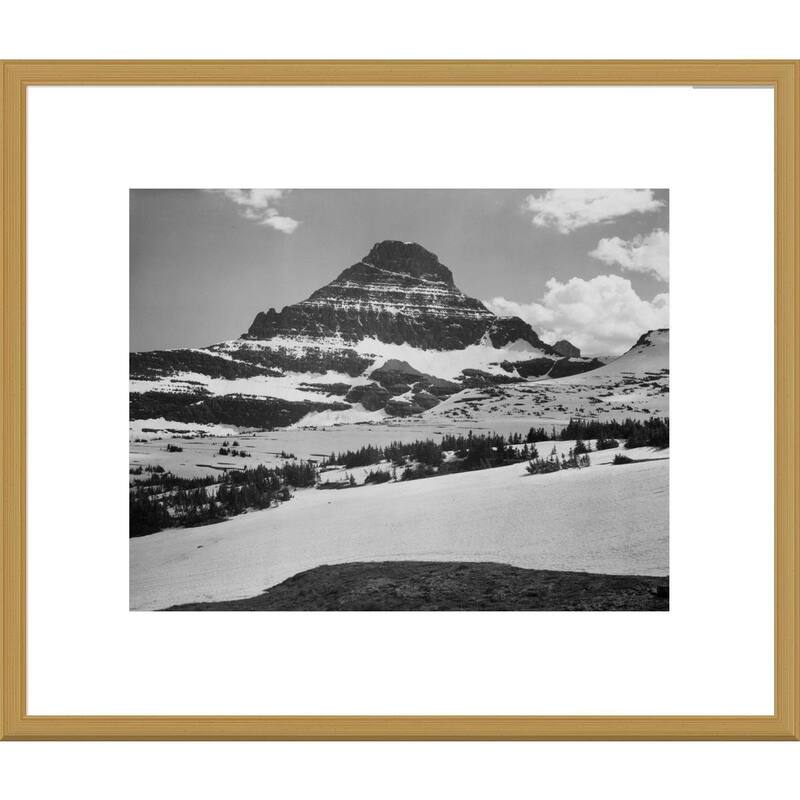 Global Gallery Ansel Adams 'View from Logan Pass, Glacier National Park ...