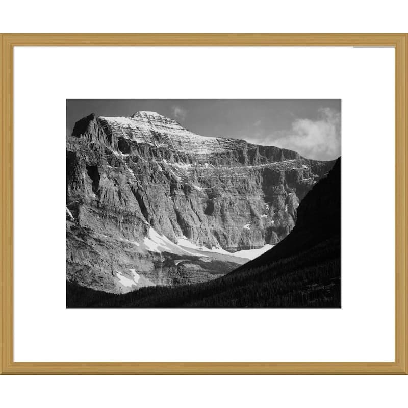 Global Gallery Ansel Adams 'View from Going-to-the-Sun Chalet, Glacier ...