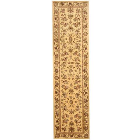Handmade One-of-a-Kind Tabriz Wool and Silk Runner (India) - 2'5 x 10'