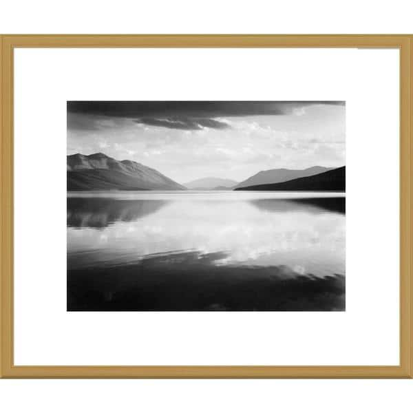 Global Gallery Ansel Adams 'Evening, McDonald Lake, Glacier National ...