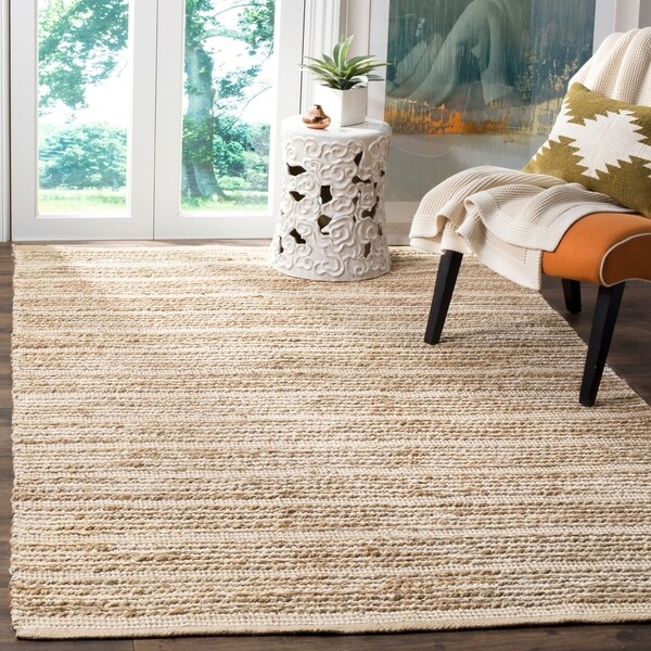 Safavieh Cape Cod Handmade Natural / Ivory Jute Natural Fiber Rug - 8' x 10'