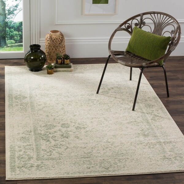 Safavieh Adirondack Vintage Distressed Ivory / Sage Rug - 9' x 12'