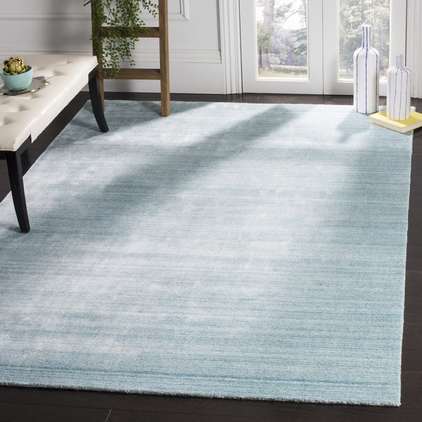 Safavieh Handmade Mirage Modern Sky Wool/ Viscose Rug - 9' x 12'