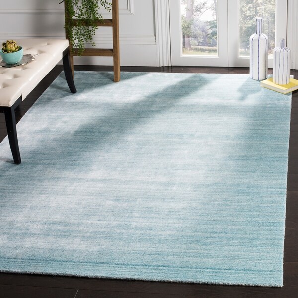 Safavieh Handmade Mirage Modern Sky Wool/ Viscose Rug - 9' x 12'