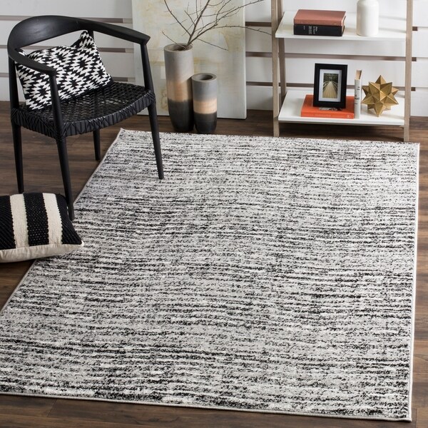 Safavieh Adirondack Modern Black/ Silver Rug - 8' x 10'