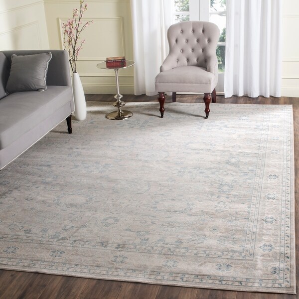 Safavieh Archive Vintage Grey/ Blue Distressed Rug - 9' x 12'