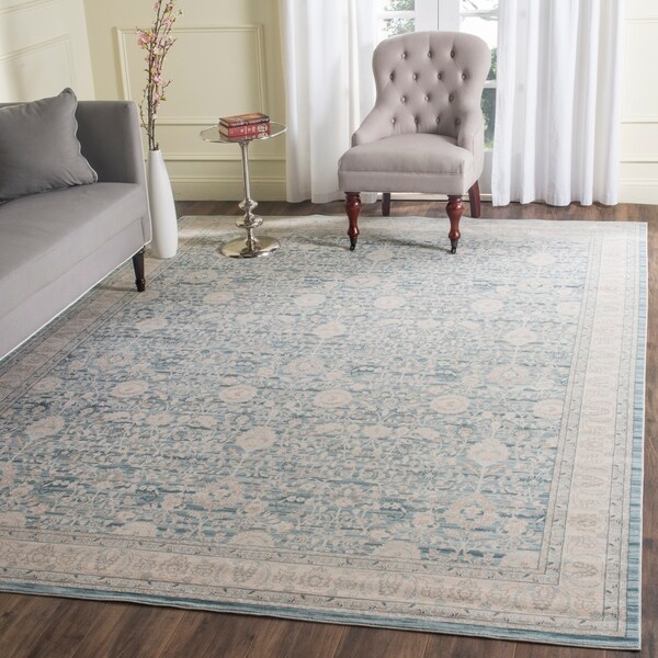 Safavieh Archive Vintage Blue/ Grey Distressed Rug - 8' x 10'