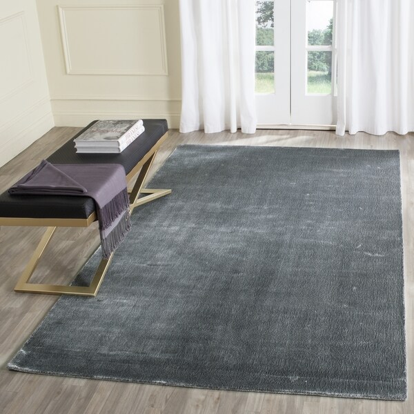 Safavieh Handmade Mirage Modern Elephant Banana Silk Rug - 8' x 10'