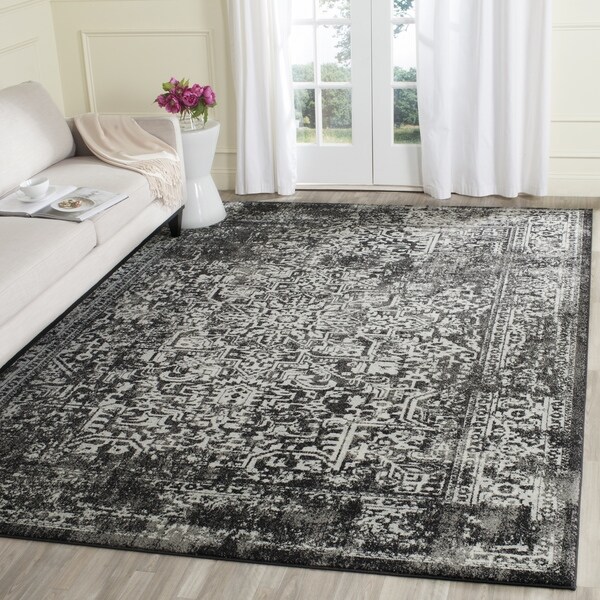 Safavieh Evoke Vintage Oriental Black/ Grey Distressed Rug - 10' x 14'