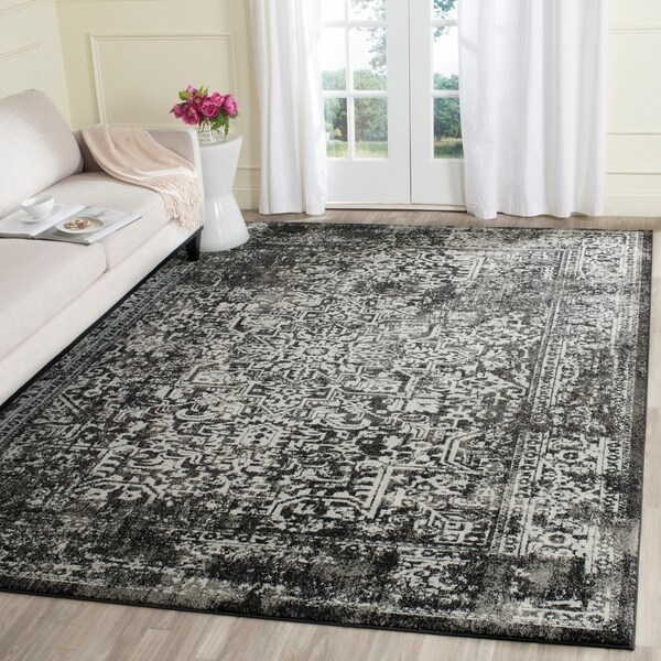 Safavieh Evoke Vintage Oriental Black/ Grey Distressed Rug - 9' x 12'