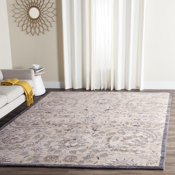 Safavieh Handmade Bella Beige/ Multi Wool Rug (8' x 10')