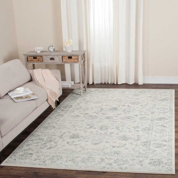 Safavieh Carnegie Vintage Cream/ Grey Distressed Rug - 8' x 10'