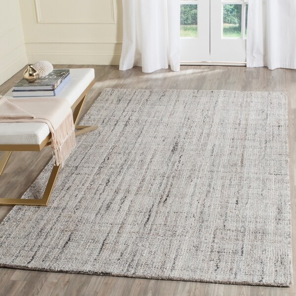 Safavieh Handmade Modern Abstract Camel/ Black Rug - 8' x 10'