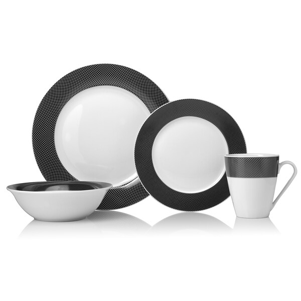 Shop Oneida Dawson Dinnerware 32piece Set (8 sets of 4) Free