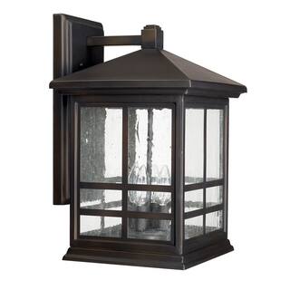 Preston 4-light Old Bronze Outdoor Wall Lantern