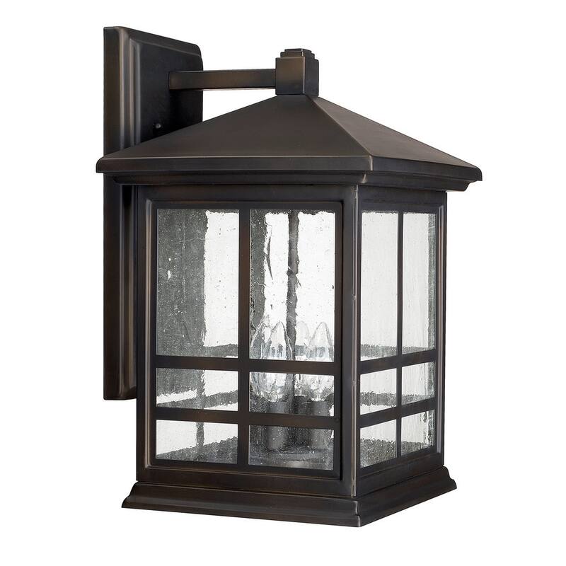 Preston 4-light Old Bronze Outdoor Wall Lantern