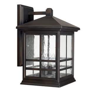 Preston 4-light Old Bronze Outdoor Wall Lantern