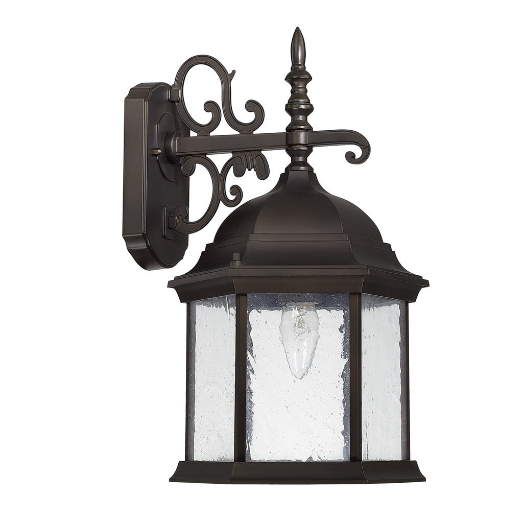 Main Street 1-light Old Bronze Outdoor Wall Lantern