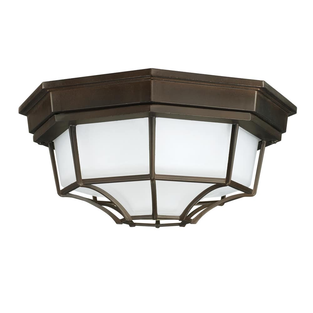 2-light Outdoor Flush Mount