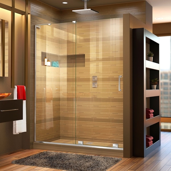 DreamLine Mirage-X 56-60 in. W x 72 in. H Frameless Sliding Shower Door
