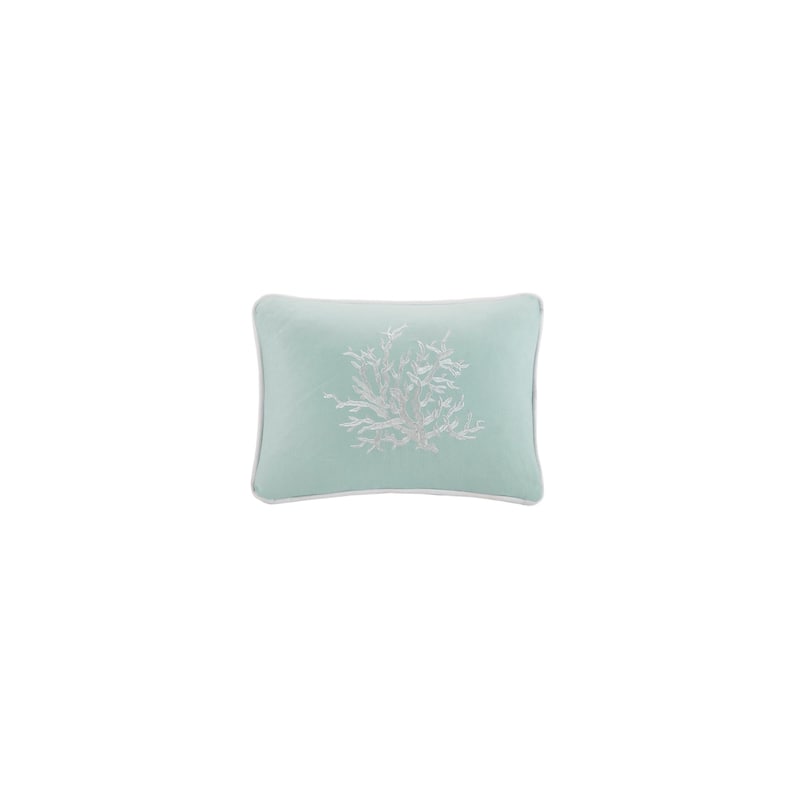 Harbor House Coastline Aqua Oblong Pillow