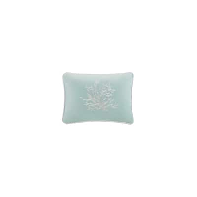 Harbor House Coastline Aqua Oblong Pillow