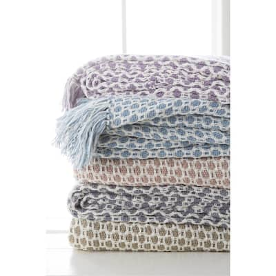 Alai Knit Cotton Throw (50" x 60")