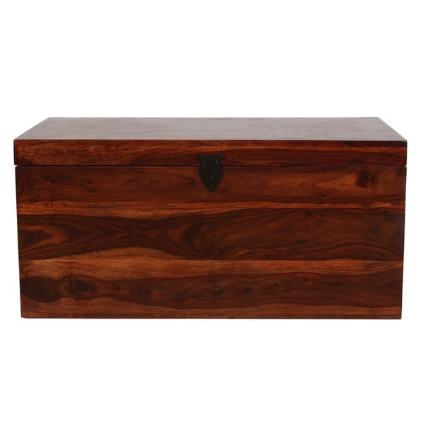 Shop Handmade Wanderloot Jaipur Solid Sheesham Wood Rectangular