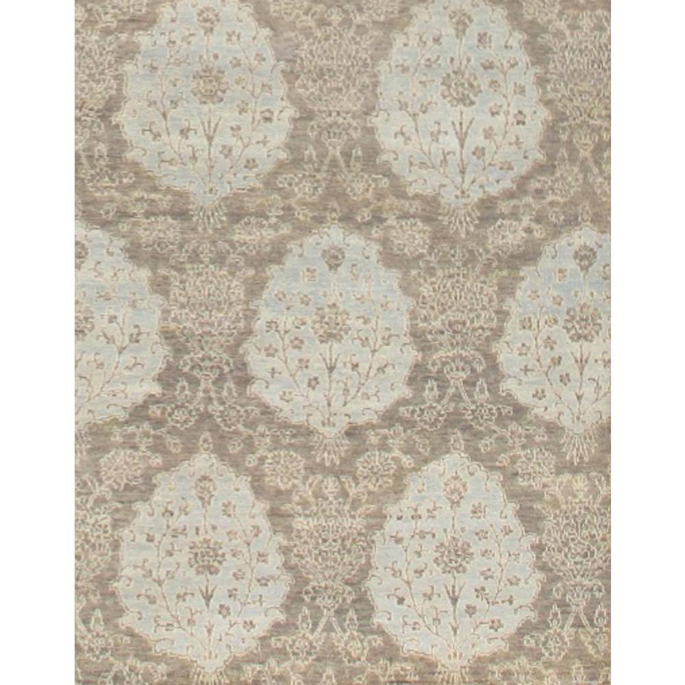 Pasargad Transitional Collection HandKnotted Grey Wool Rug Bed Bath