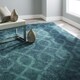 preview thumbnail 1 of 3, Carson Carrington Trige Coil Blue Area Rug - 7'10" x 10'10"