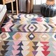 preview thumbnail 3 of 30, nuLOOM Boho Multicolor Wool Handmade Tribal Arrowheads Area Rug