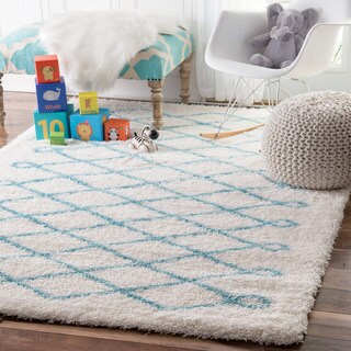 baby blue rug nursery
