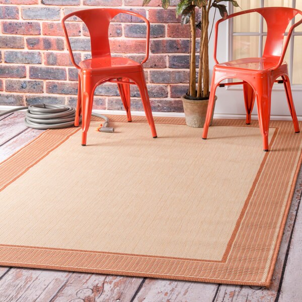 Copper Grove Portumna Two Tone Border Indoor Outdoor Red Porch Area Copper Grove Portumna Two Tone Border Indoor Outdoor Red Porch Area Rug 8